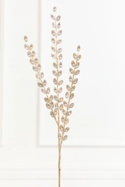 Decorator's Warehouse 30" Crystal & Gold Jewel Spray > Christmas Sprays|Christmas Decor