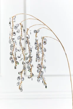 Decorator's Warehouse 31" Crystal Jewel Drop Spray > Christmas Sprays|Christmas Decor