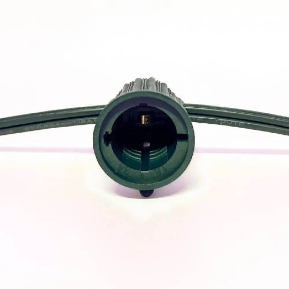 Decorator's Warehouse C9 Socket Cord - 25' 12" Spacing > Outdoor Lighting|Accessories