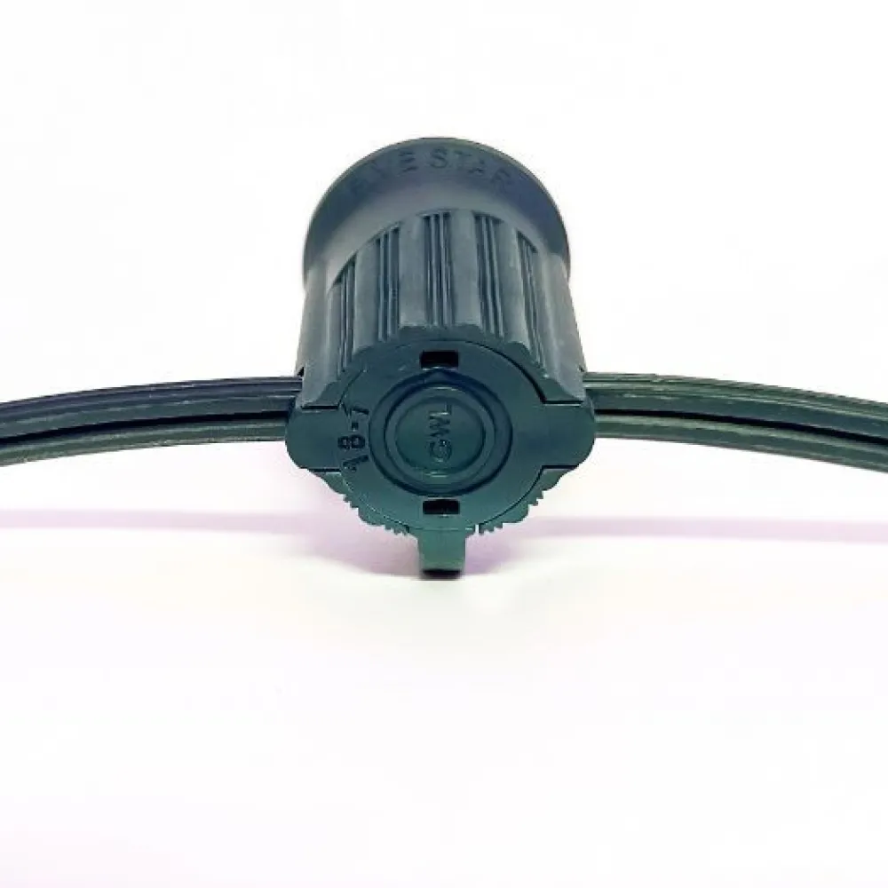 Decorator's Warehouse C9 Socket Cord - 50' 12" Spacing > Outdoor Lighting|Accessories
