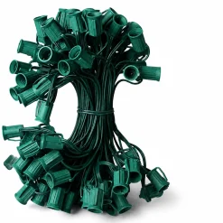 Decorator's Warehouse C9 Socket Cord - 100' 6" Spacing > Outdoor Lighting|Accessories