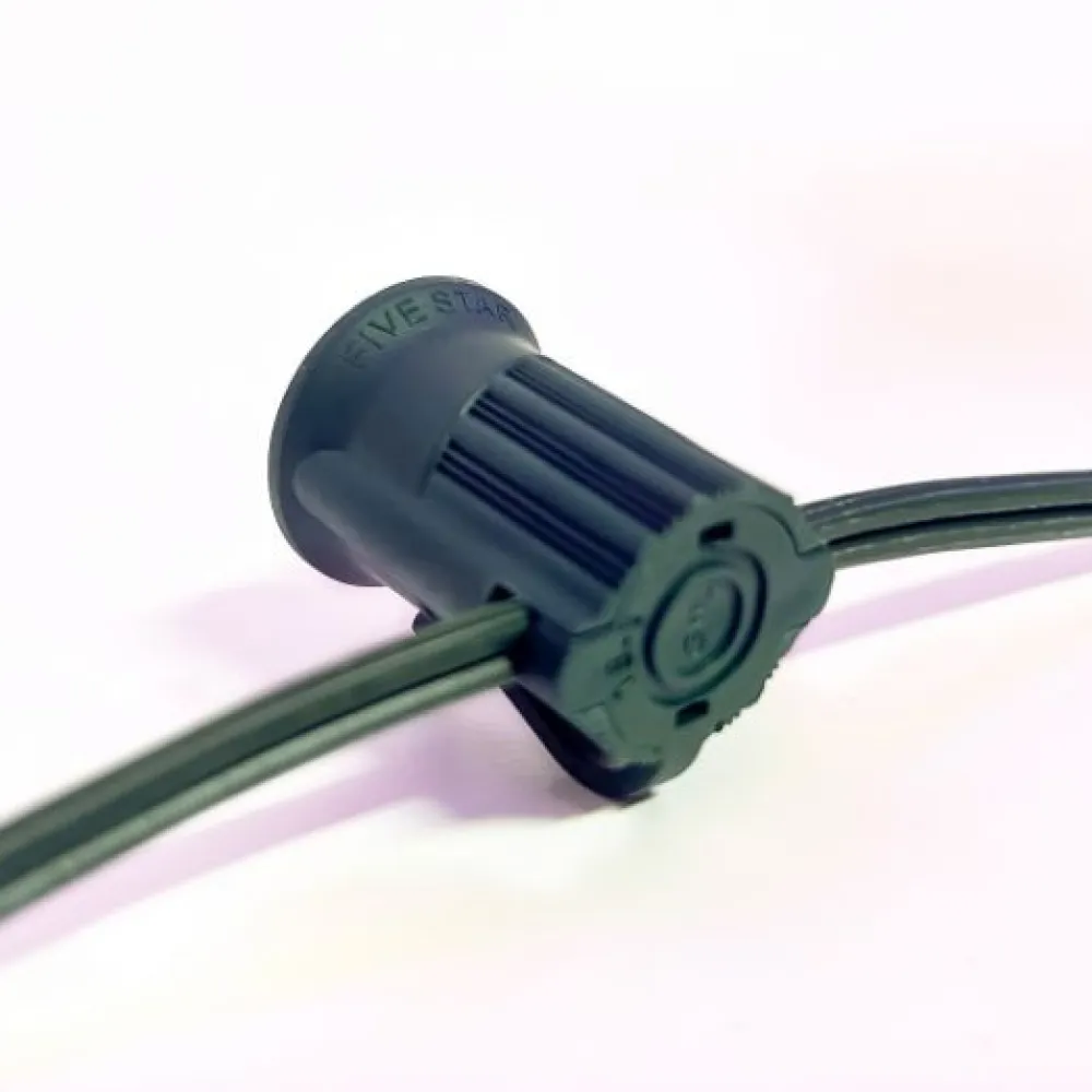 Decorator's Warehouse C7 Socket Cord - 25' 12" Spacing > Outdoor Lighting|Accessories