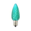 Decorator's Warehouse C9 Wonderful LED SMD Bulb (25 bulbs/bag) - Faceted, Teal > C9 Bulbs|Christmas Decor