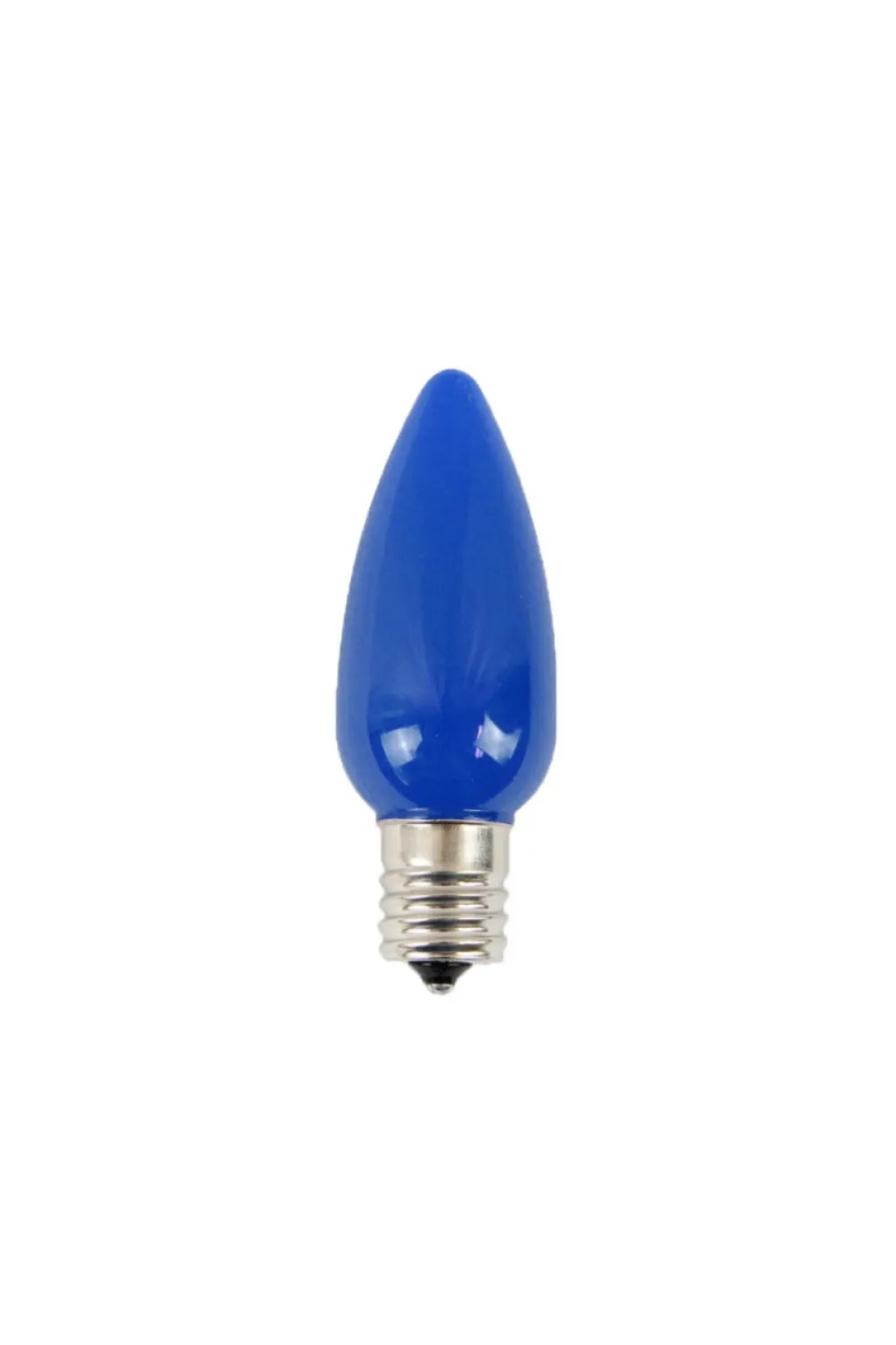 Decorator's Warehouse C9 Wonderful LED SMD Bulb (25 bulbs/bag) - Frosted, Blue > Vintage Christmas Lights|C9 Bulbs