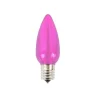 Decorator's Warehouse C9 Wonderful LED SMD Bulb (25 bulbs/bag) - Smooth, Pink > C9 Bulbs|Christmas Decor