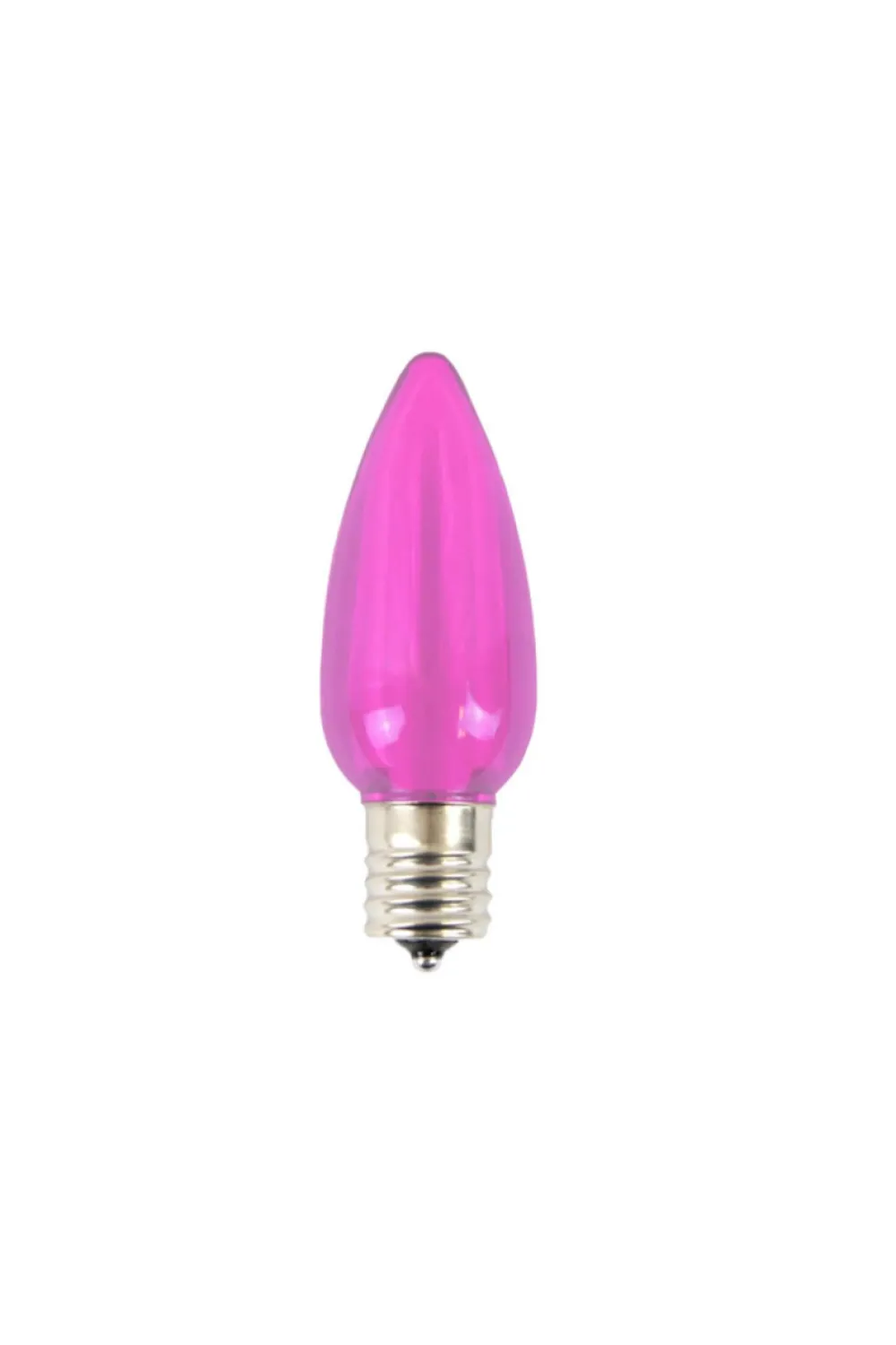 Decorator's Warehouse C9 Wonderful LED SMD Bulb (25 bulbs/bag) - Smooth, Pink > C9 Bulbs|Christmas Decor