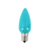 Decorator's Warehouse C9 Wonderful LED SMD Bulb (25 bulbs/bag) - Frosted, Teal > C9 Bulbs|Christmas Decor