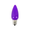 Decorator's Warehouse C9 Wonderful LED SMD Bulb (25 bulbs/bag) - Frosted, Purple > C9 Bulbs|Christmas Decor