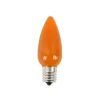 Decorator's Warehouse C9 Wonderful LED SMD Bulb (25 bulbs/bag) - Frosted, Orange > C9 Bulbs|Christmas Decor
