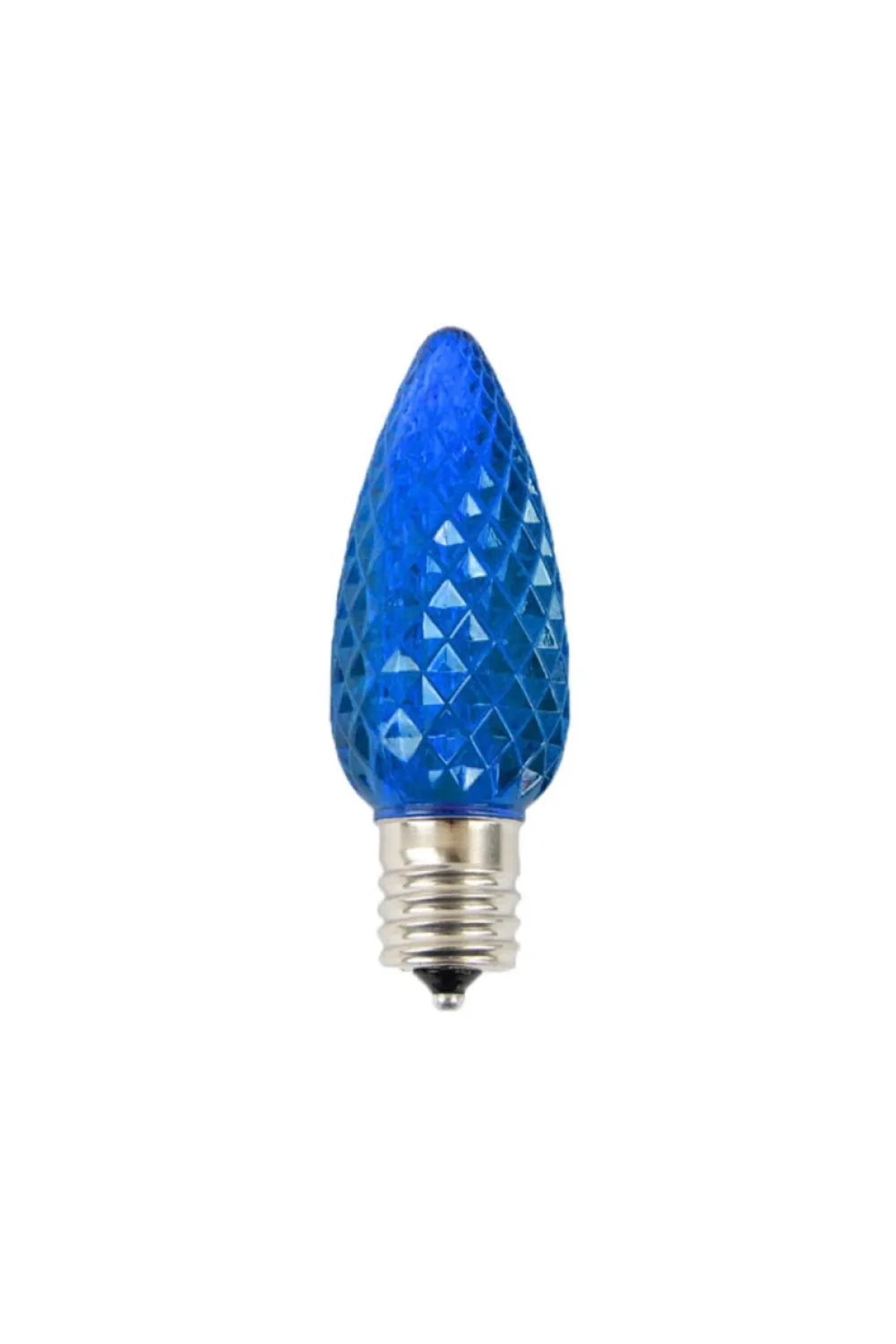 Decorator's Warehouse C9 Wonderful LED SMD Bulb (25 bulbs/bag) - Faceted, Blue > C9 Bulbs|Christmas Decor
