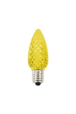 Decorator's Warehouse C9 Wonderful LED SMD Bulb (25 bulbs/bag) - Faceted, Yellow > C9 Bulbs|Christmas Decor