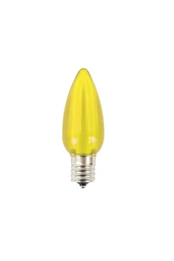 Decorator's Warehouse C9 Wonderful LED SMD Bulb (25 bulbs/bag) - Smooth, Yellow > C9 Bulbs|Christmas Decor