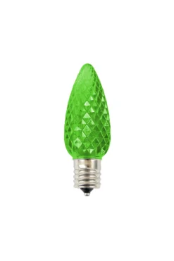 Decorator's Warehouse C9 Wonderful LED SMD Bulb (25 bulbs/bag) - Faceted, Green > C9 Bulbs|Christmas Decor