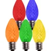 Decorator's Warehouse C7 Wonderful LED SMD Bulbs (25 bulbs/bag) - Faceted, Multi > Outdoor Lighting|C7 Bulbs