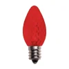 Decorator's Warehouse C7 Wonderful LED SMD Bulbs (25 bulbs/bag) - Faceted, Red > Outdoor Lighting|C7 Bulbs