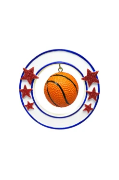 Decorator's Warehouse 3" 3D Basketball Customizable Ornament > Christmas Ornaments|Christmas Decor