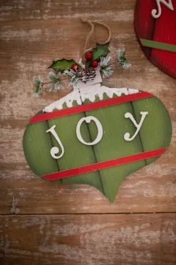 Decorator's Warehouse 10” Deco Joy/Noel Ornament > Christmas Decor