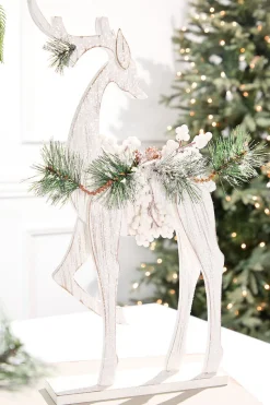 Decorator's Warehouse Deer Wood Figure > Winter Woodland|Christmas Accents