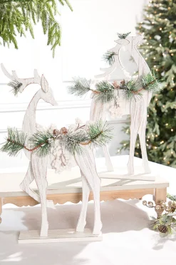 Decorator's Warehouse Deer Wood Figure > Winter Woodland|Christmas Accents