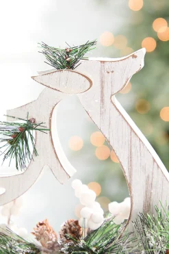 Decorator's Warehouse Deer Wood Figure > Winter Woodland|Christmas Accents
