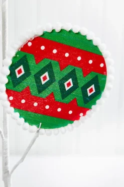 Decorator's Warehouse 21.5" Diamond Ornament Spray > North Pole Party|Christmas Decor