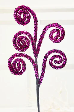 Decorator's Warehouse 28" Disco Spiral Curly Spray > Christmas Decor|Mardi Gras