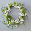 Decorator's Warehouse 20" Dogwood Wreath > Easter Decor|Easter Decor