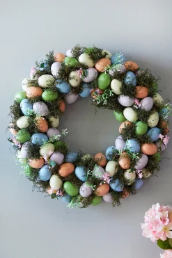 Decorator's Warehouse 17.25" Easter Egg Wreath > Easter Decor|Easter Decor