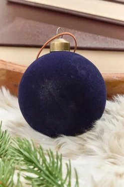 Decorator's Warehouse 3" Eggplant Velvet Glass Ornament > Christmas Decor|Christmas Ornaments