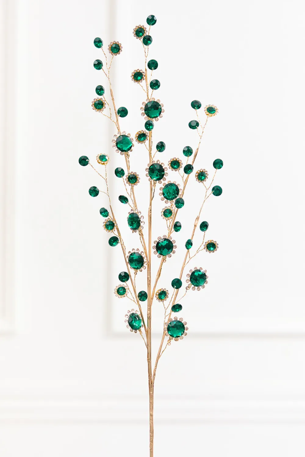 Decorator's Warehouse 27.5" Emerald Jewel Spray > Christmas Sprays|Christmas Decor