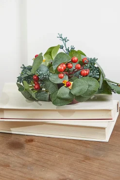 Decorator's Warehouse 6" Eucalyptus/Berry Orb > Christmas Decor|Spring Florals
