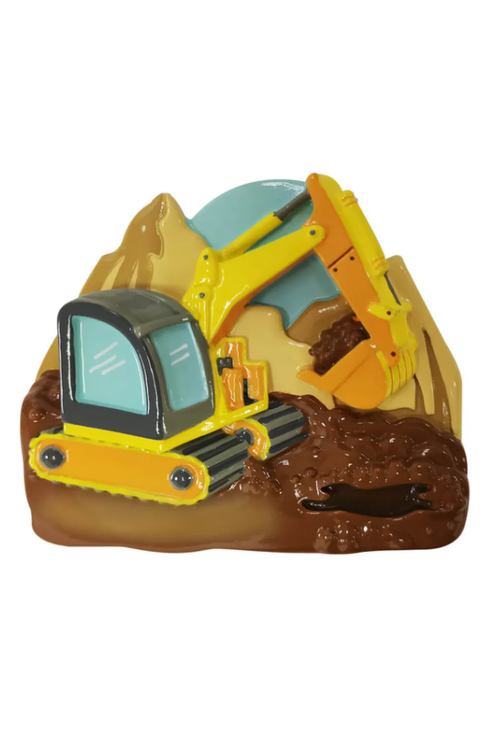 Decorator's Warehouse 3" Excavator Customizable Ornament > Christmas Ornaments|Christmas Decor