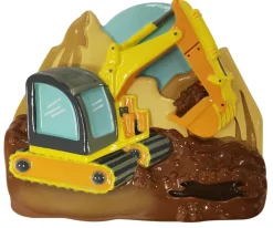 Decorator's Warehouse 3" Excavator Customizable Ornament > Christmas Ornaments|Christmas Decor