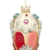 Decorator's Warehouse 7" Faberge Jewel Egg Ornament, Ivory Rose - Mark Roberts > Mark Roberts