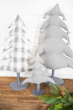 Decorator's Warehouse Fabric Christmas Tree - Set of 3 > Tabletop & Accent Trees|Christmas Sale