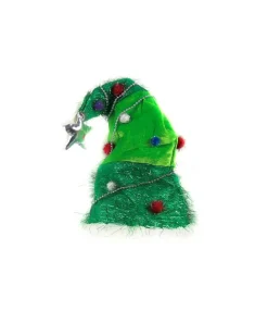 Decorator's Warehouse Fabric Elfin Ugly Santa Hat > Fun Gifts|Christmas Decor