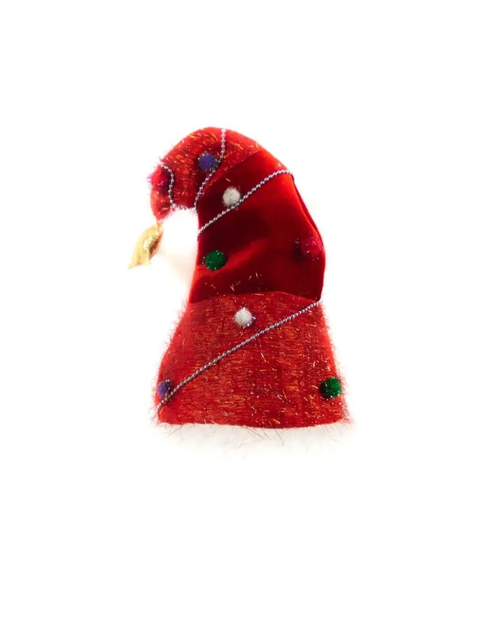 Decorator's Warehouse Fabric Elfin Ugly Santa Hat > Fun Gifts|Christmas Decor