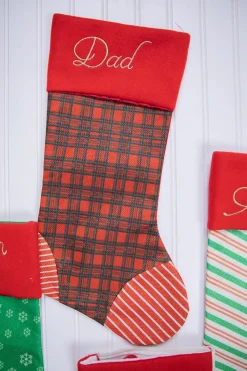 Decorator's Warehouse 20” Fabric Holiday Stocking > Christmas Sale|Christmas Decor