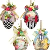 Decorator's Warehouse 6" Fabric Jeweled Easter Eggs, Set of 4 - Mark Roberts > Mark Roberts Easter|Mark Roberts Spring