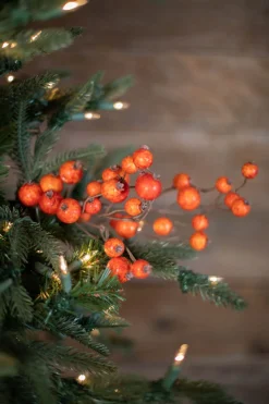 Decorator's Warehouse 17” Fall Orange Crabapple Pick > Fall Decor|Fall Decor