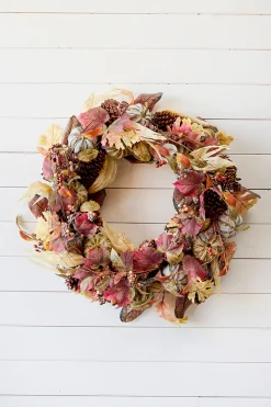 Decorator's Warehouse 25” Farmhouse Autumn Wreath > Fall Decor|Christmas Decor