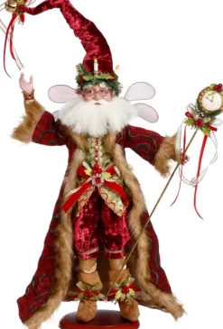 Decorator's Warehouse 23" Father Christmas Fairy On Base - Mark Roberts > Mark Roberts
