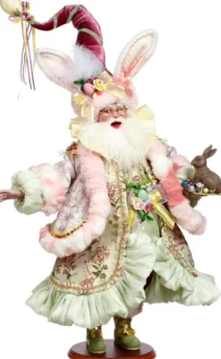Decorator's Warehouse 26" Father Easter with Chocolate Bunny - Mark Roberts > Mark Roberts Easter|Mark Roberts Spring