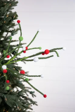 Decorator's Warehouse 31” Felt Ball Twig Spray > Storyville|Christmas Sprays