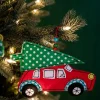 Decorator's Warehouse 4.5" Felt Car Christmas Ornaments > Christmas Ornaments|Christmas Ornaments