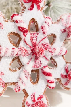 Decorator's Warehouse 8" Felt Sugar/Spice Snowflake > Christmas Ornaments|Christmas Decor