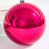 Decorator's Warehouse 5.5" Festive Pink Shatterproof Ornament > Small Shatterproof (Under 6")|Christmas Decor
