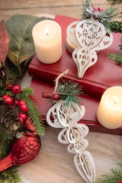Decorator's Warehouse Finial Wood Ornament > Christmas Ornaments|Farmhouse