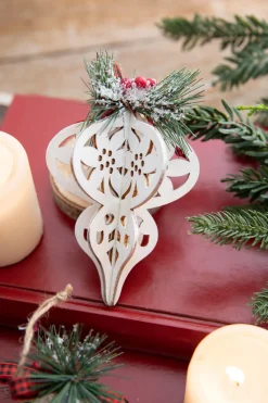 Decorator's Warehouse Finial Wood Ornament > Christmas Ornaments|Farmhouse