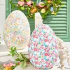 Decorator's Warehouse 10" Floral Fabric Egg > Easter Table Decor|Easter Decor